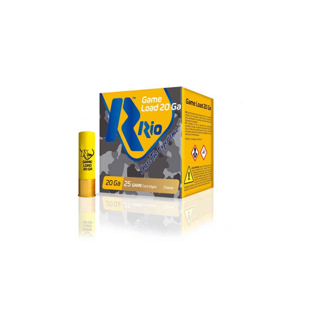 Ammunition Rio Ammunition 1 oz 20Gauge RIO RC2075     GAME LOAD   20 2.75 7SHT 1OZ  25/10 • Model: 1 oz